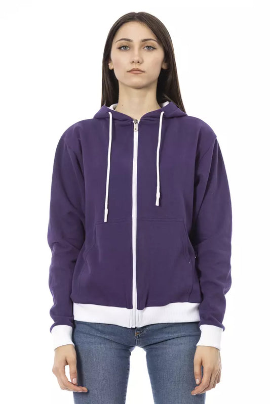  - Purple Cotton Women Sweater