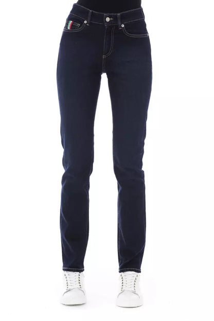  - Blue Cotton Women Jeans