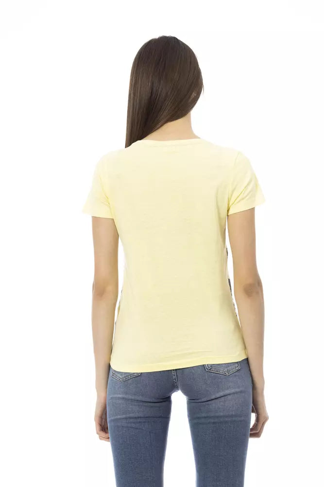 Yellow Cotton Women Top