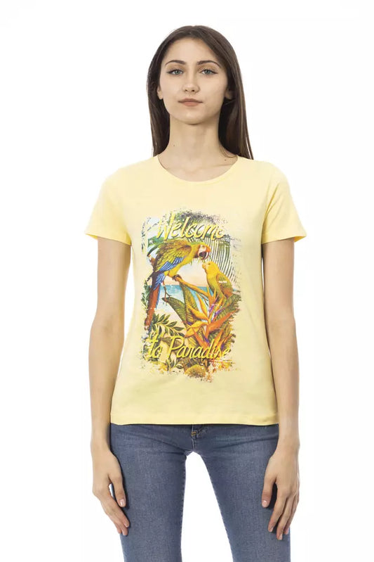  - Yellow Cotton Women Top