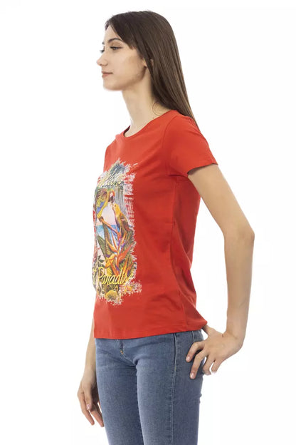  - Red Cotton Women Top