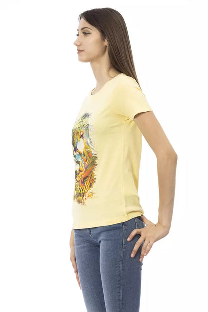  - Yellow Cotton Women Top