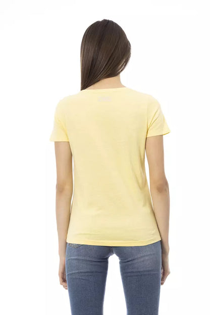  - Yellow Cotton Women Top