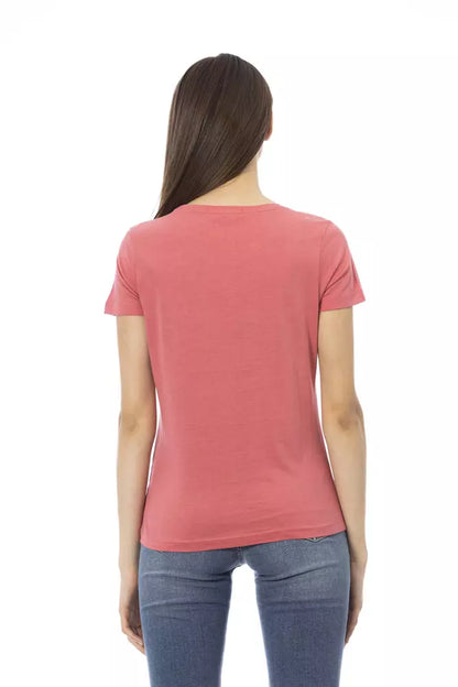  - Chic Fuchsia Short Sleeve Fashion Tee