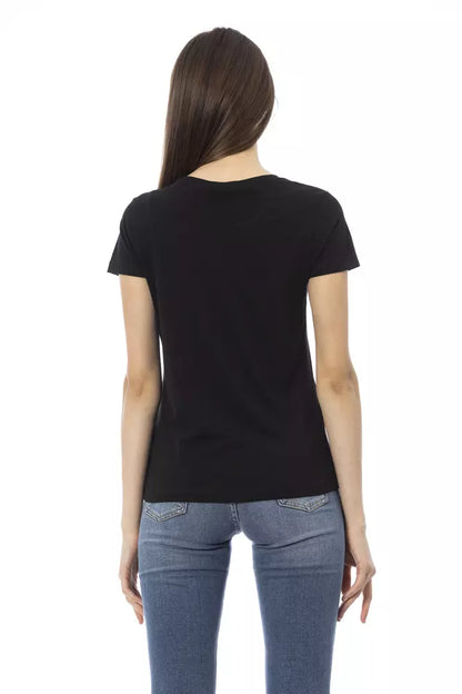  - Black Cotton Women Top