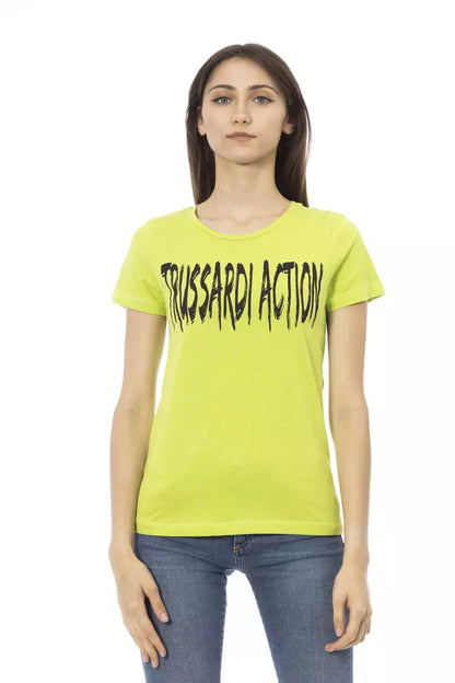  - Green Cotton Women Top