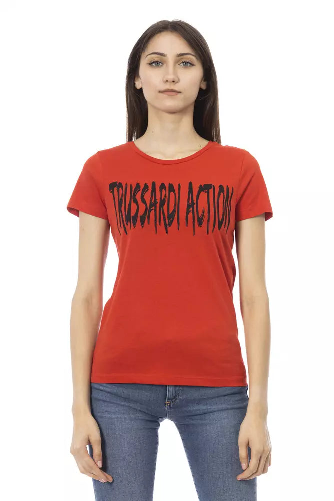  - Red Cotton Women Top