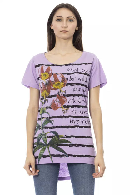  - Purple Cotton Women Top