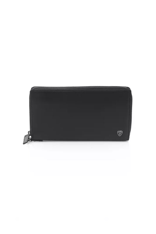  - Black Calf Leather Men Wallet