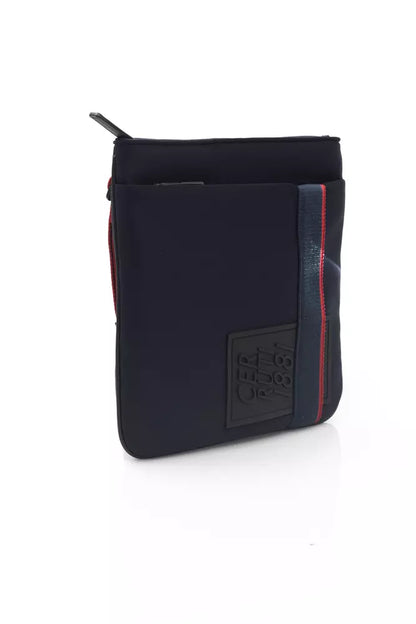  - Blue Polyester Men Messenger Bag