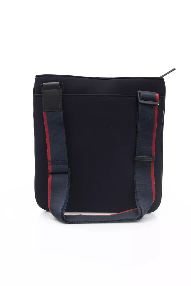  - Blue Polyester Men Messenger Bag