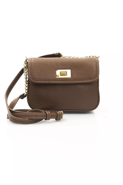  - Brown Leather Women Crossbody Bag