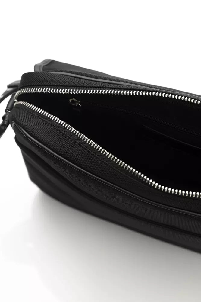  - Black Nylon Men Messenger Bag