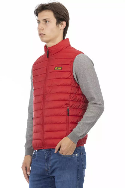  - Red Polyester Men Jacket