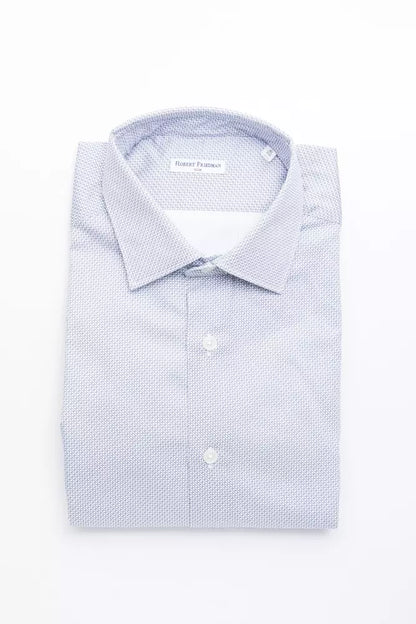  - Light Blue Cotton Men Shirt