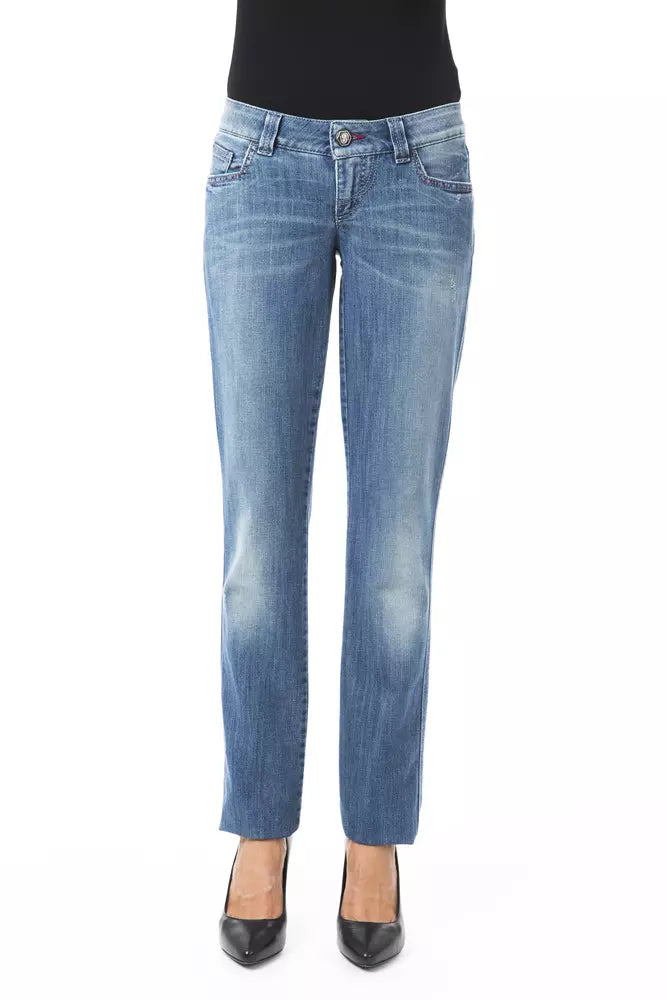  - Blue Cotton Women Jeans