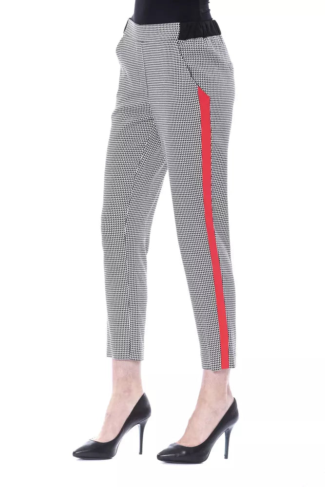  - Black Viscose Women Pants