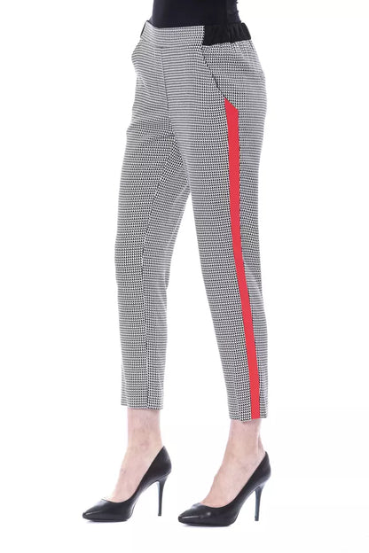  - Black Viscose Women Pants