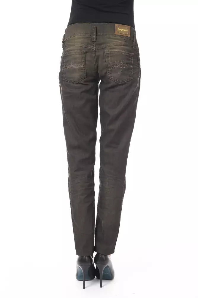  - Black Cotton Women Jeans