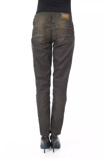  - Black Cotton Women Jeans