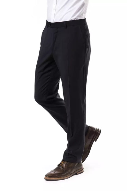  - Gray Wool Men Pant