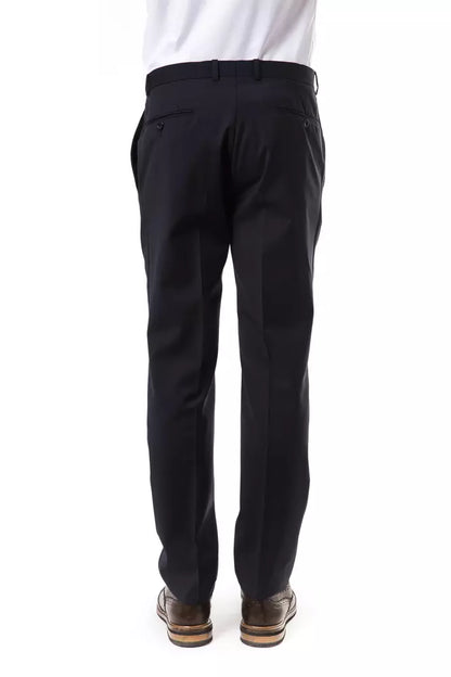  - Gray Wool Men Pant