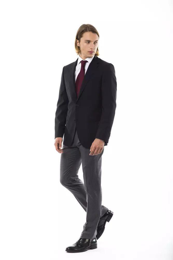  - Black Wool Mens Blazer