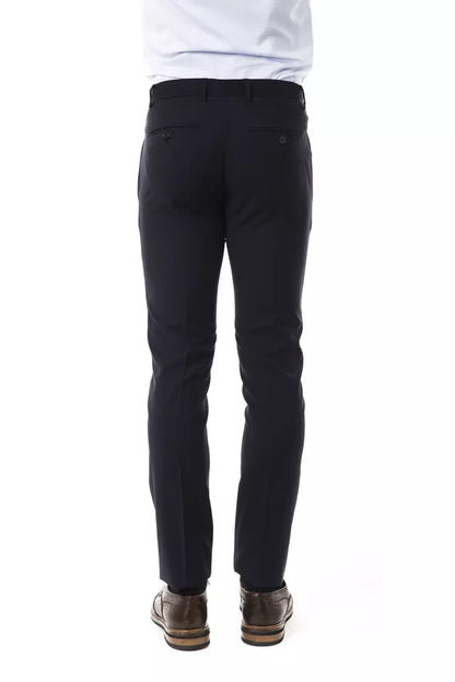  - Gray Wool Men Pant