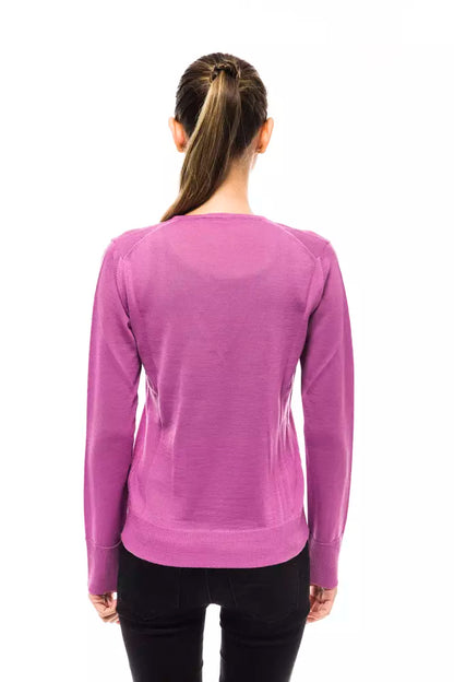  - Pink Wool Women Sweater