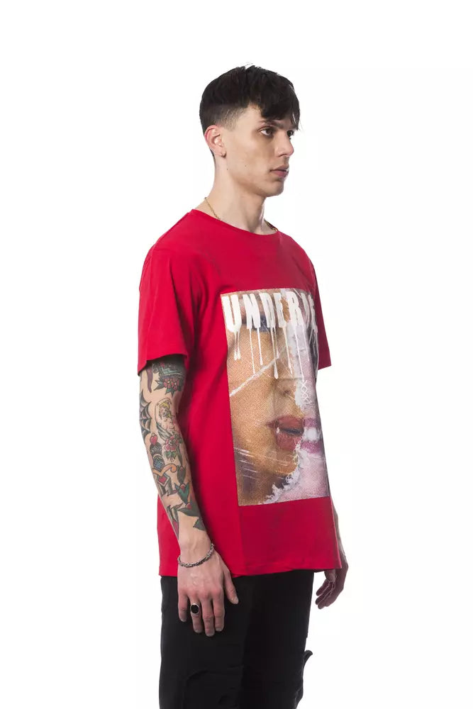  - Red Cotton Men T-Shirt