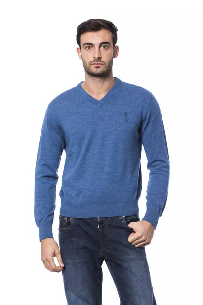  - Embroidered Merino Wool Crew Neck Sweater