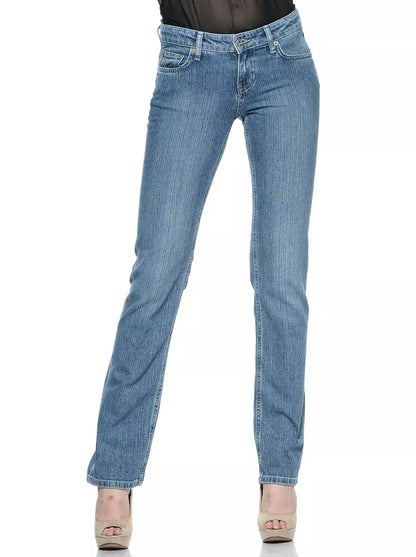  - Light Blue Cotton Women Jeans