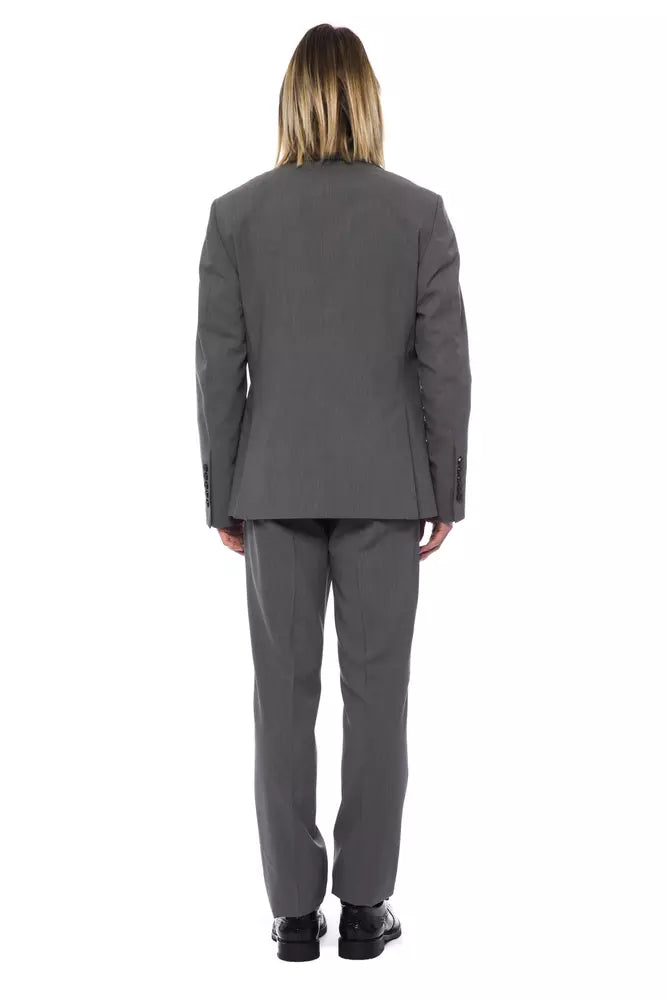  - Gray Wool Mens Suit