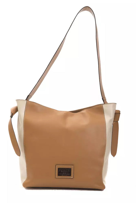  - Brown Leather Women Shoulder Bag