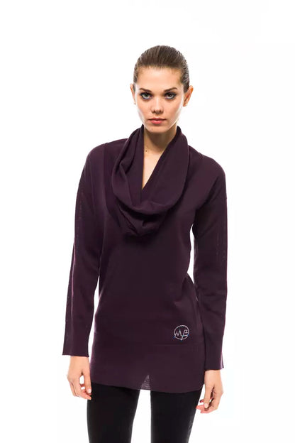  - Purple Wool Women Sweater