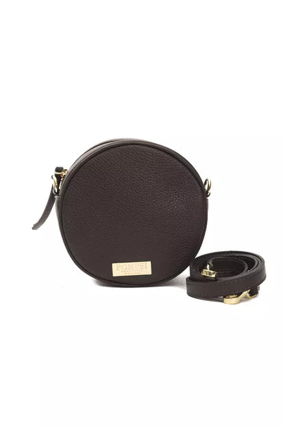  - Brown Leather Women Crossbody Bag