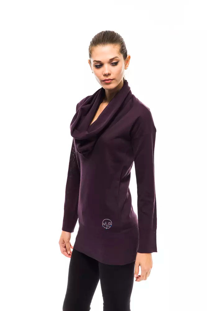  - Purple Wool Women Sweater