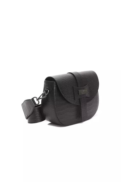  - Black Leather Women Crossbody