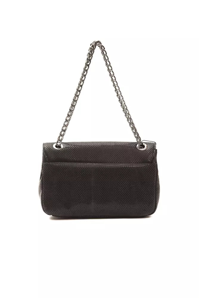  - Black Leather Women Crossbody Bag