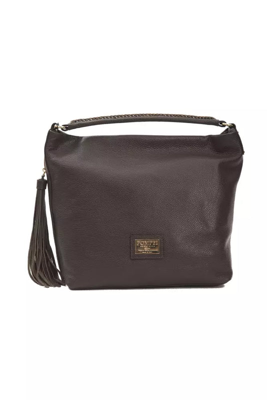  - Brown Leather Women Shoulder Bag