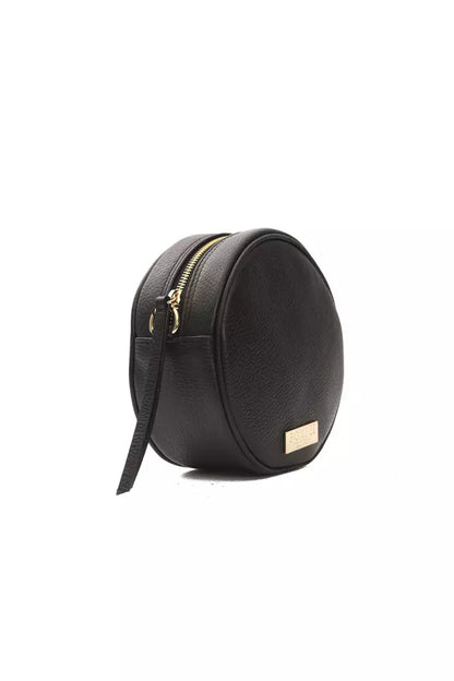  - Black Leather Women Crossbody Bag