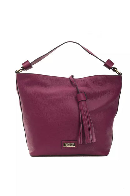  - Burgundy Leather Women Shoulder Bag