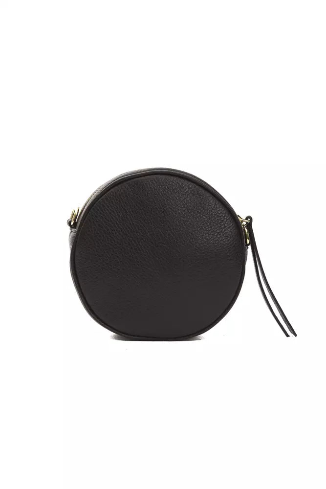  - Black Leather Women Crossbody Bag