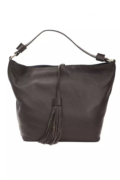  - Brown Leather Women Shoulder Bag