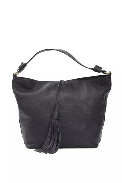  - Gray Leather Women Shoulder Bag