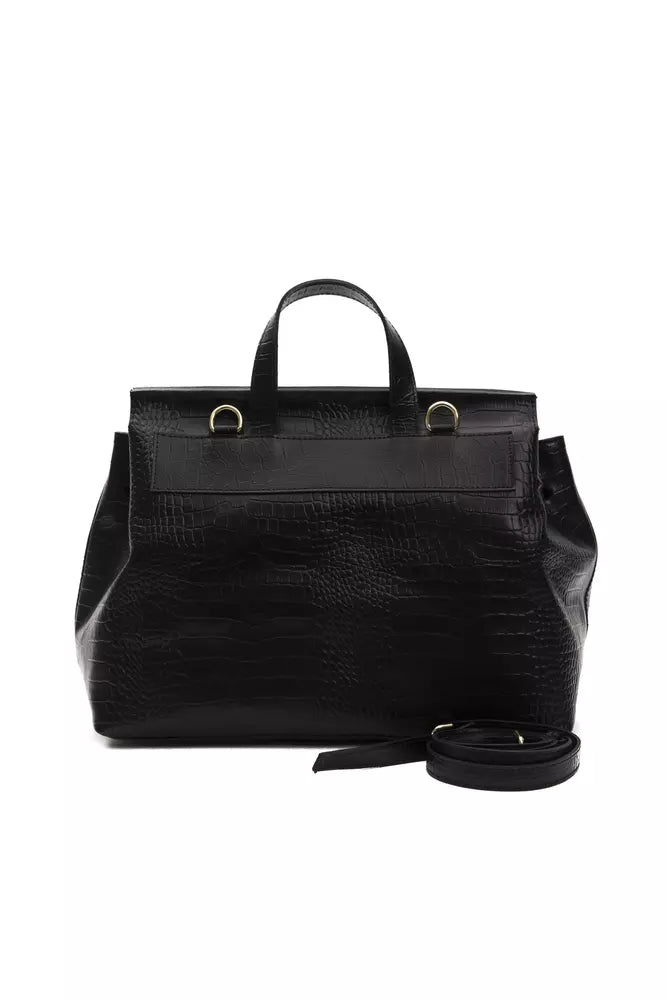  - Black Leather Women Handbag