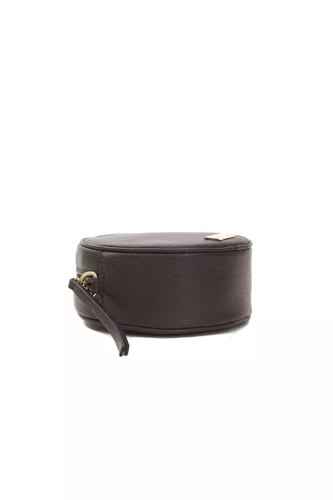 Brown Leather Women Crossbody Bag