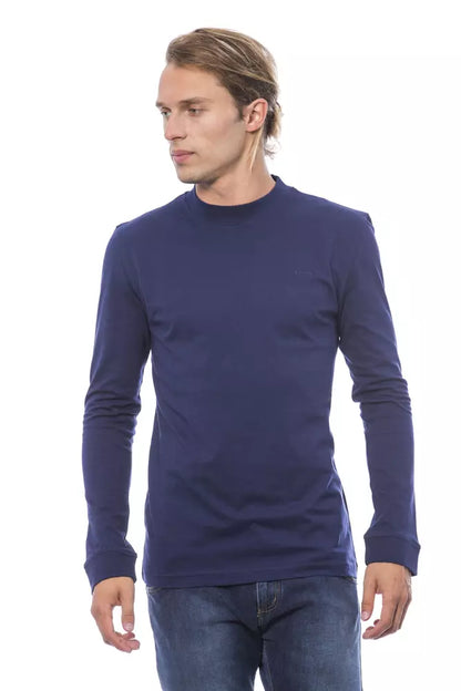  - Blue Cotton Men Sweater