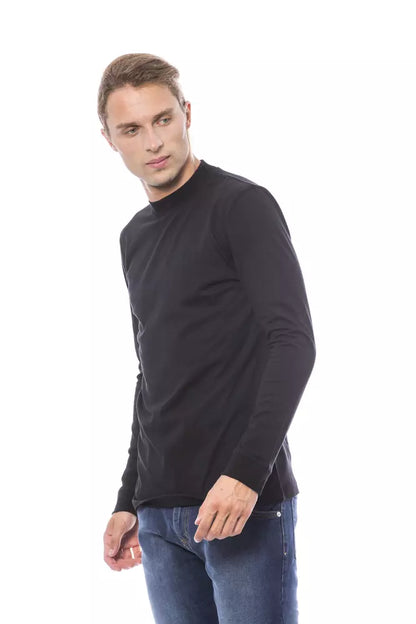  - Black Cotton Men Sweater