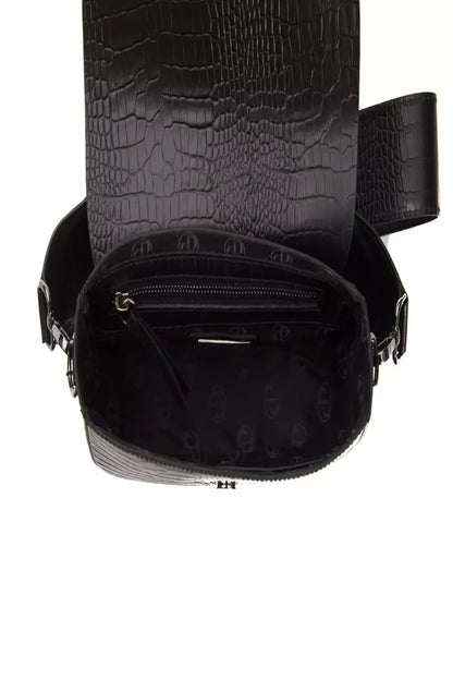  - Black Leather Women Crossbody